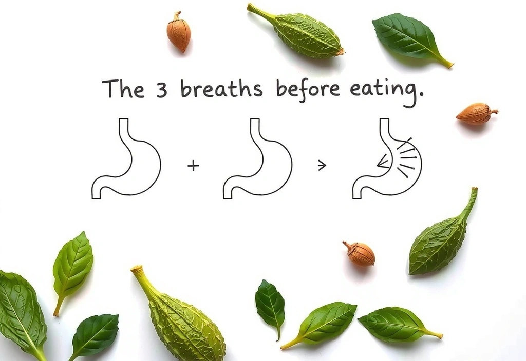 Schéma respiration avant manger